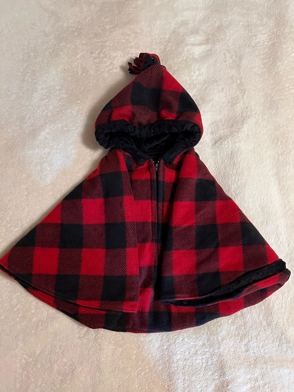 Handmade Fleece/Minky Baby Poncho